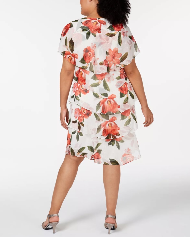 Sl fashions layered shift dress clearance